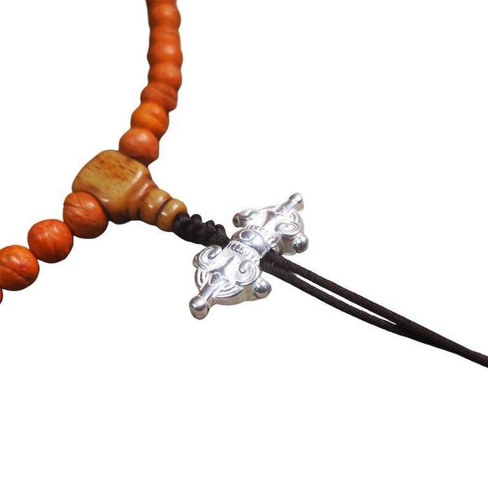 Amulet,Vajra Pendant for Mala,Bag Hanging,1.18" - Tibetan Buddhist mala beads, view 7