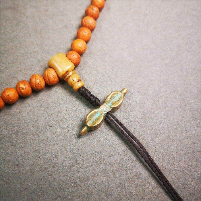 Amulet,Vajra Pendant for Mala,Bag Hanging,Prayer Bead Accessories - Tibetan Buddhist mala beads, view 4
