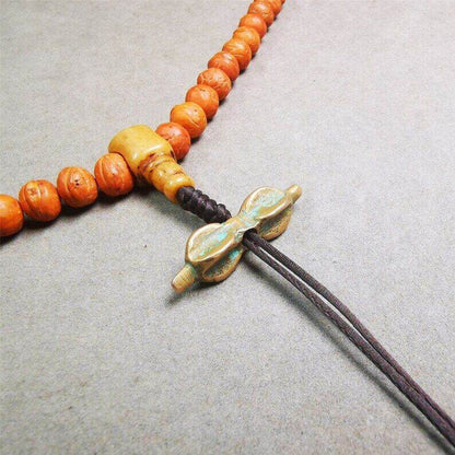 Amulet,Vajra Pendant for Mala,Bag Hanging,Prayer Bead Accessories - Tibetan Buddhist mala beads, view 5