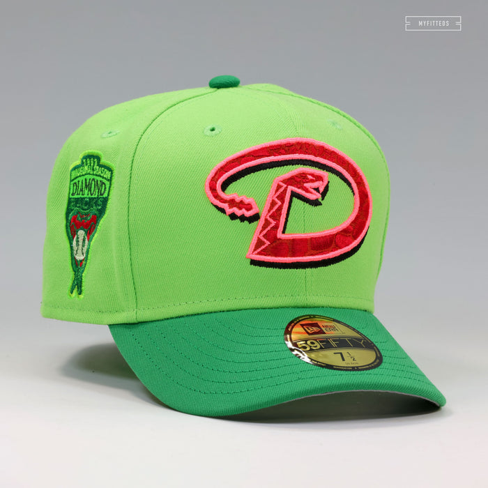 ARIZONA DIAMONDBACKS 1998 INAUGURAL SEASON KOBE VI PROTRO GRINCH INSPIRED NEW ERA CAP