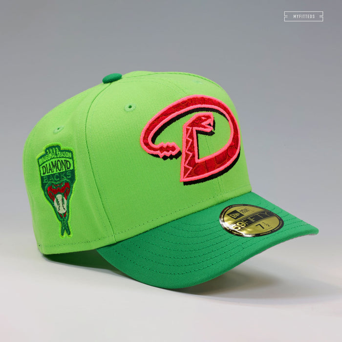 ARIZONA DIAMONDBACKS 1998 INAUGURAL SEASON KOBE VI PROTRO GRINCH INSPIRED NEW ERA CAP