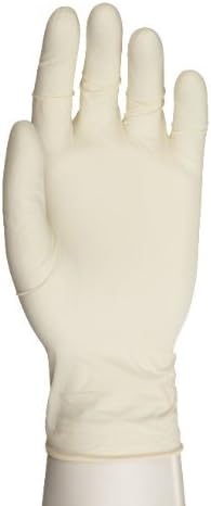 Aurelia - Disposable Vibrant PF Latex Gloves, Medium, 100/Box - 98227