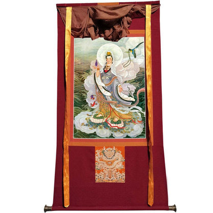 Avalokitesvara - Tibetan thangka painting, view 7