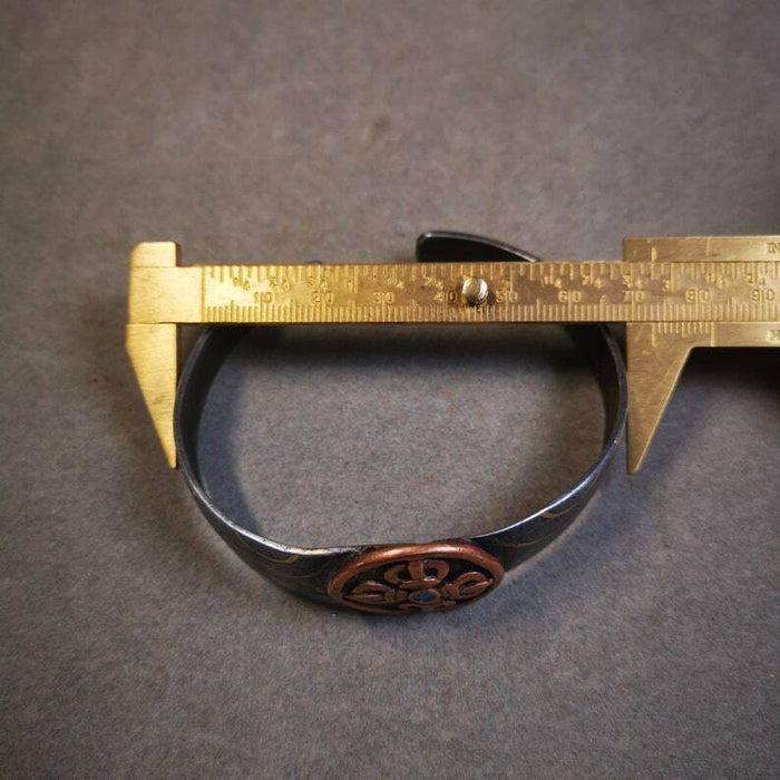 Bangle,Unique Cross Vajra Cuff Bracelet,Protection Jewelry - Tibetan Buddhist vajra, view 6