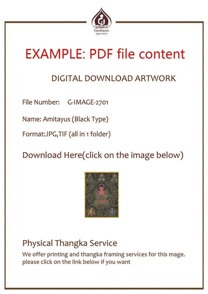 Begtse Chen \ Chamsing Image - Tibetan thangka painting, view 6