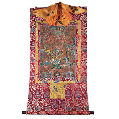 Begtse Chen \ Chamsing Image - Tibetan thangka painting, view 7