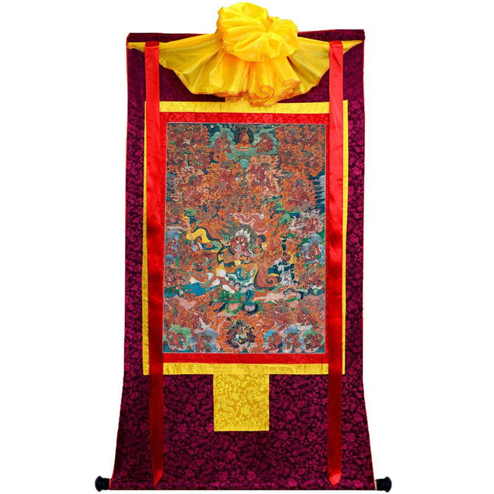 Begtse Chen - Tibetan thangka painting, view 5