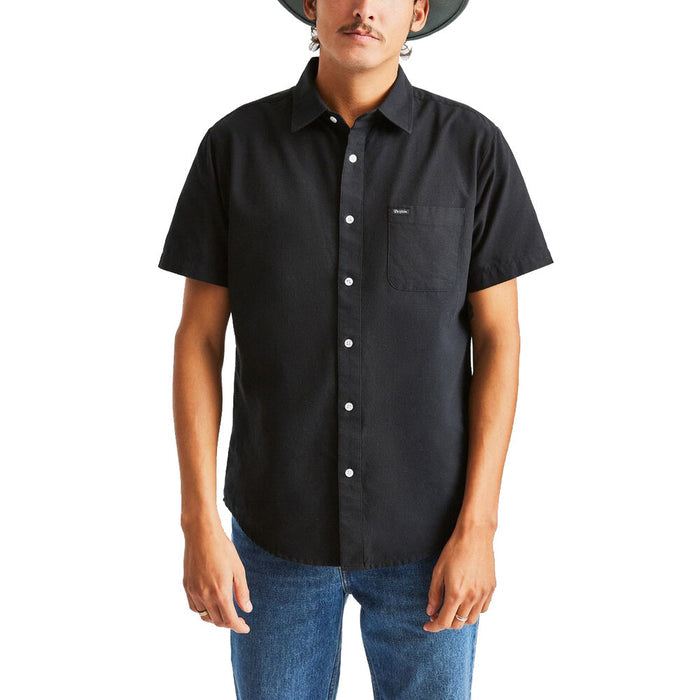 BRIXTON CHARTER OXFORD SHORT SLEEVE MENS BUTTON DOWN SHIRT