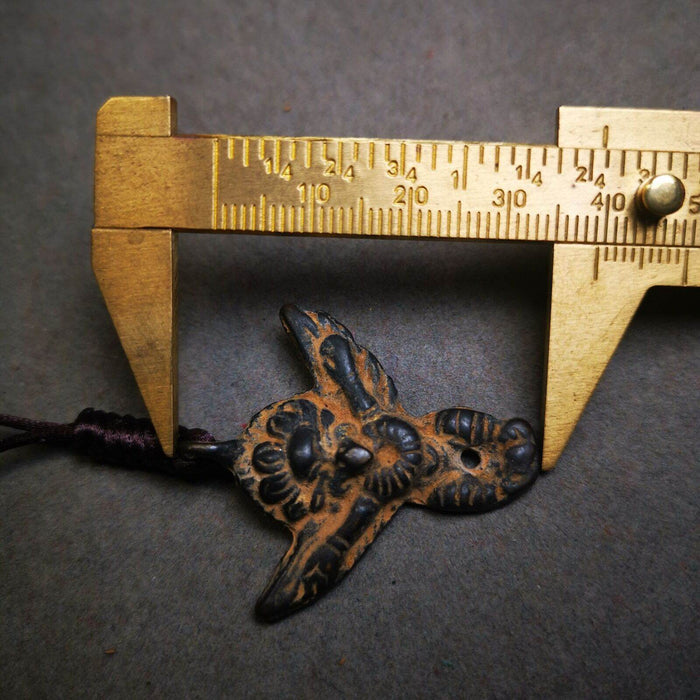 Buddhist Amulet Pendant,Garuda,Garula,Suparn Bird - Tibetan Buddhist amulet, view 7