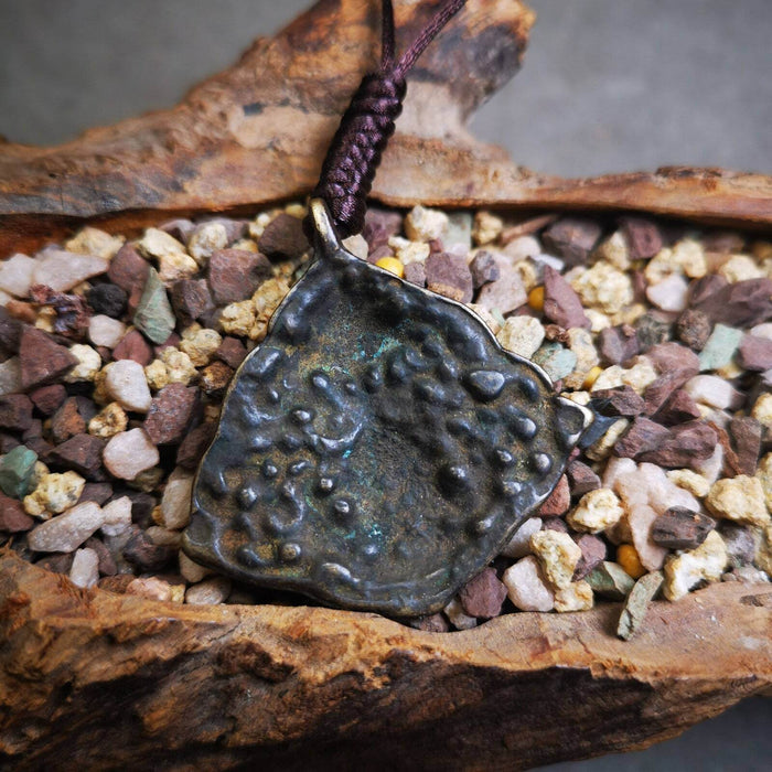 Buddhist Amulet, Vase and Golden Fish Badge,Thokcha - Tibetan Buddhist amulet, view 4