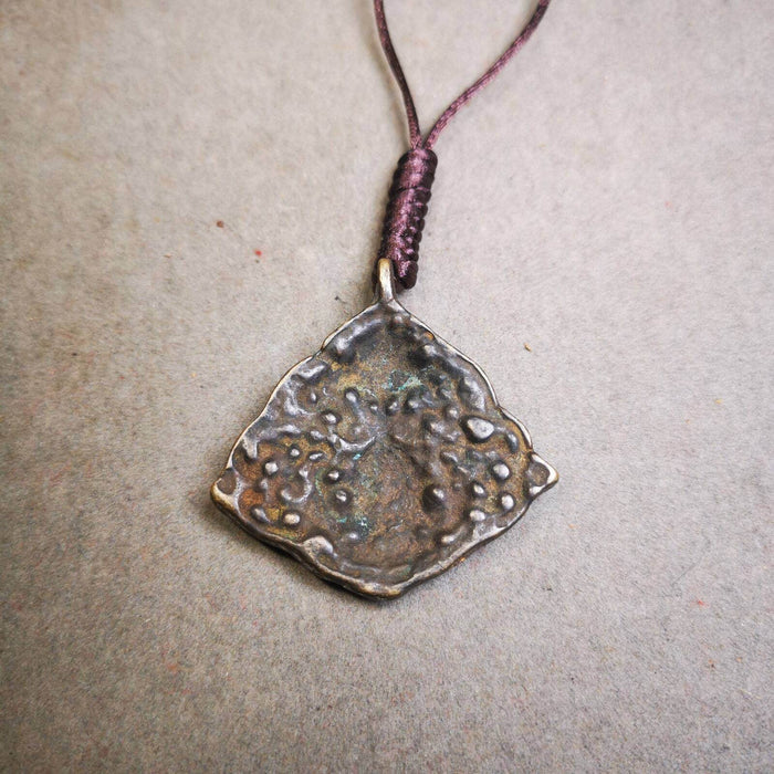 Buddhist Amulet, Vase and Golden Fish Badge,Thokcha - Tibetan Buddhist amulet, view 6