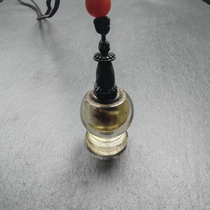 Buddhist Amulet,Crystal Stupa Pendant,Pagoda,Buddhist Tower,Gau Shrine - Tibetan Buddhist amulet, view 8