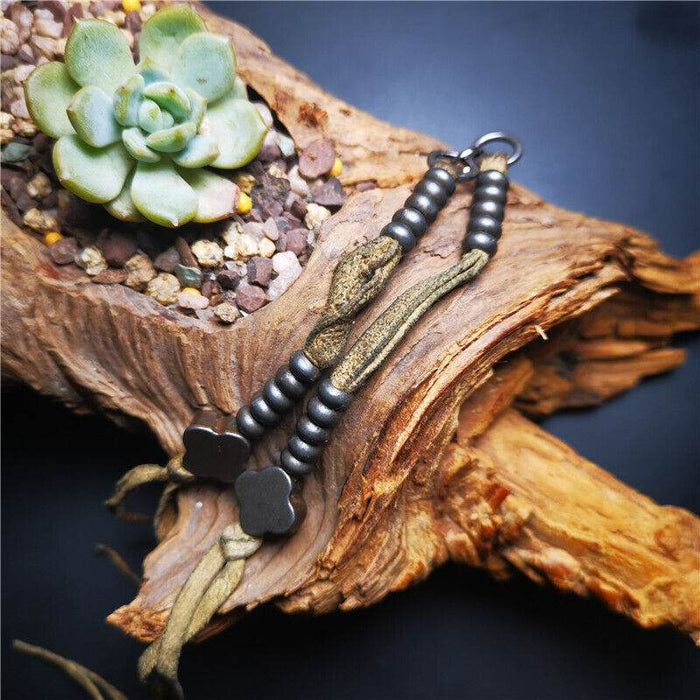 Buddhist Mala Bead Counters for Prayer Bead Necklace - Tibetan Buddhist mala beads, front view