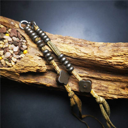 Buddhist Mala Bead Counters for Prayer Bead Necklace - Tibetan Buddhist mala beads, detailed view