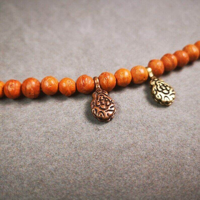 Buddhist Mala Counter Clip,Mani Jewel Bum Counter Clip for Prayer Beads - Tibetan Buddhist mala beads, detailed view