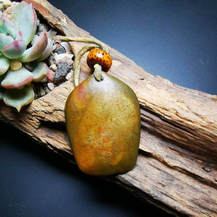 Buddhist Protective Pendant,Shakyamuni Gautama Amulet - Tibetan Buddhist amulet, detailed view