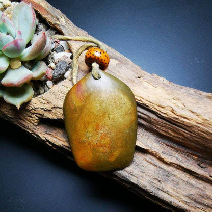Buddhist Protective Pendant,Shakyamuni Gautama Amulet - Tibetan Buddhist amulet, detailed view