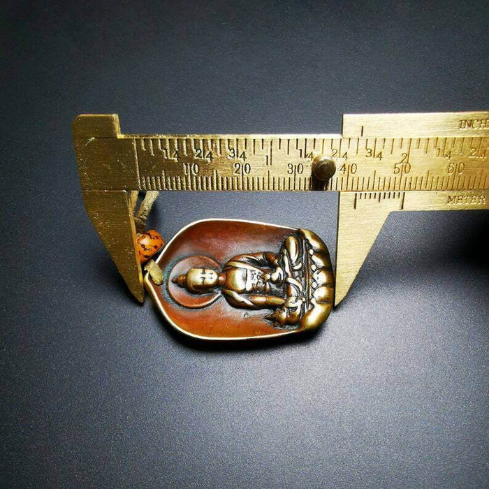 Buddhist Protective Pendant,Shakyamuni Gautama Amulet - Tibetan Buddhist amulet, view 6