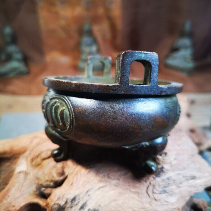 Censer,Amphora Incense Burner 1.81" - Tibetan Buddhist art, view 5