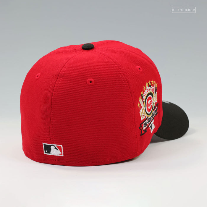 CHICAGO CUBS FLIPPED AND MIRRORED 1990 MLB ALL-STAR GAME BULLS INSPIRED NEW ERA CAP