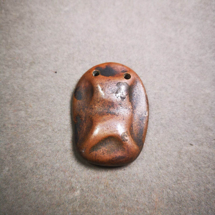 Citipati, Shmashana Adhipati - Tibetan tsa tsa mold, view 4