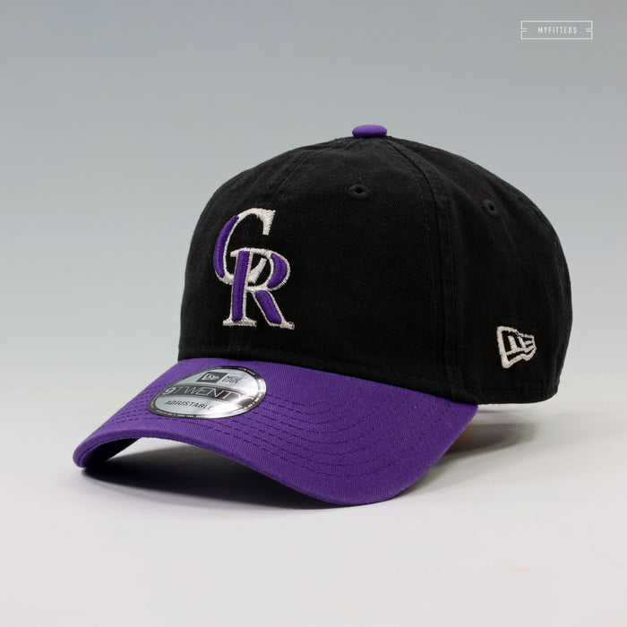 COLORADO ROCKIES 2 TONE NEW ERA 9TWENTY ADJUSTABLE DAD HAT