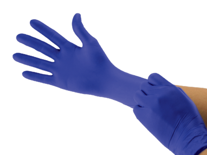 Cranberry Global - Evolve 300 Nitrile Powder Free Cobalt Blue Examination Gloves, Small - 3306