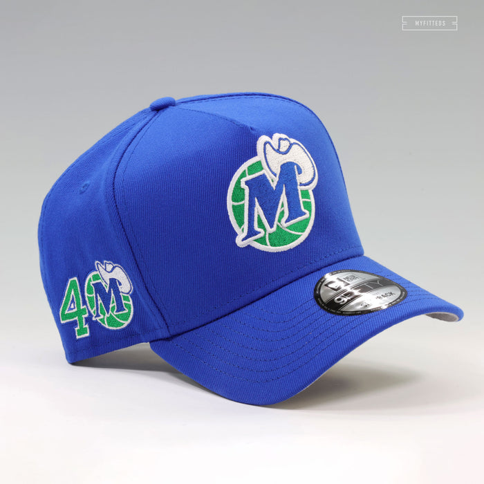 DALLAS MAVERICKS NBA HARDWOOD CLASSICS 40TH ANNIVERSARY 9FIFTY A-FRAME NEW ERA SNAPBACK