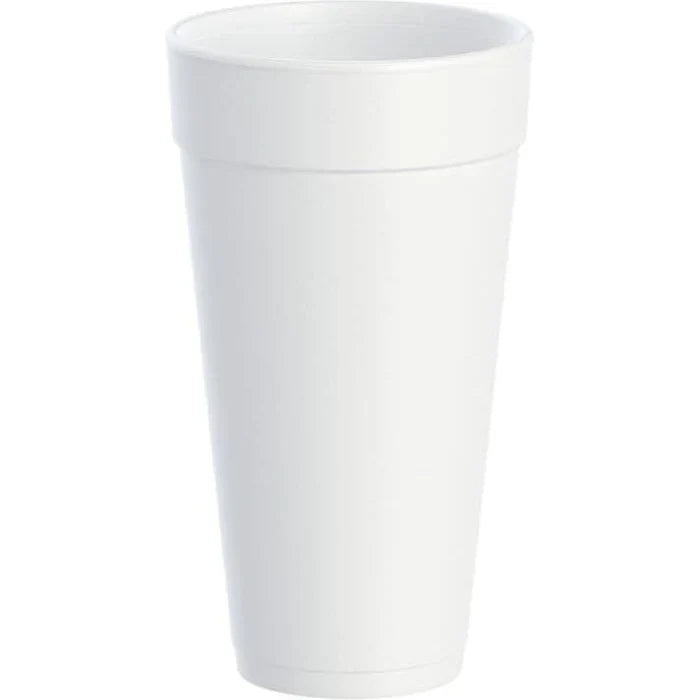Dart Container - White 24 Oz Foam Cups, 500/Case - 24J24
