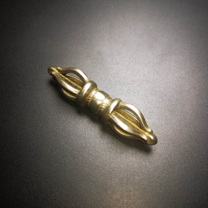 Five-pronged Vajra Amulet - Tibetan Buddhist amulet, view 4