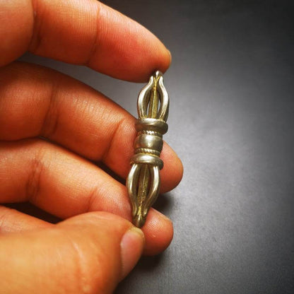 Five-pronged Vajra Amulet - Tibetan Buddhist amulet, view 5