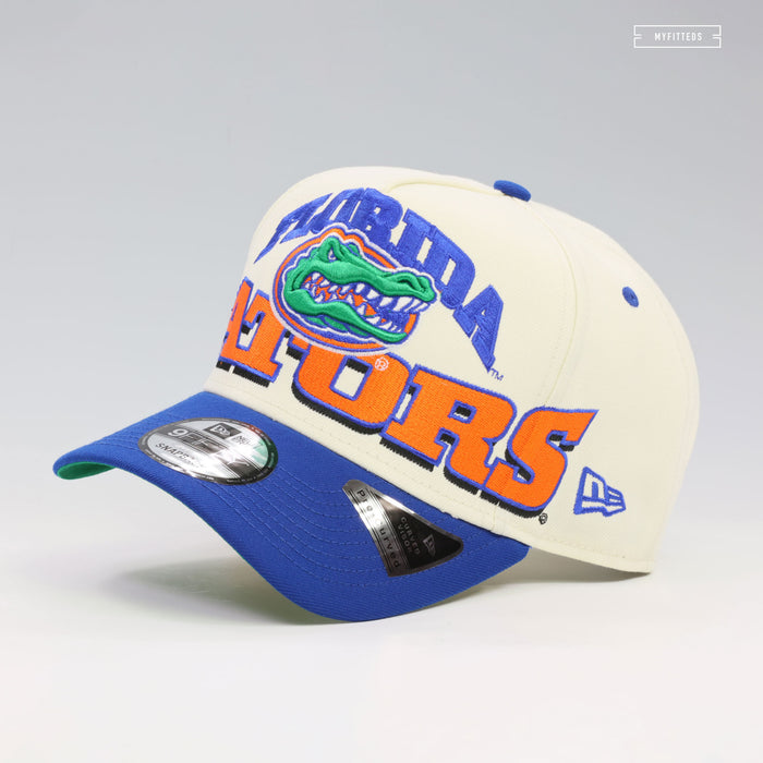 FLORIDA GATORS MARCH MADNESS OVERSIZED 9FIFTY A-FRAME NEW ERA SNAPBACK HAT