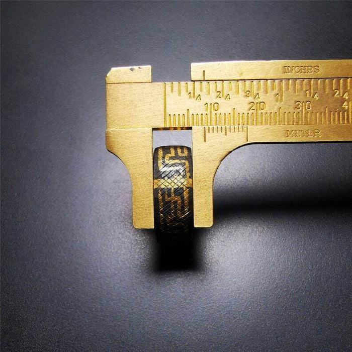 Gandhanra Unique Handmade Tibetan Ring,Made of Gold Filled and Silver Filled - Tibetan Buddhist art, view 8