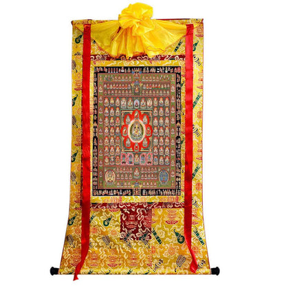Garbha-dhatu-mandala Image - Tibetan thangka painting, view 8