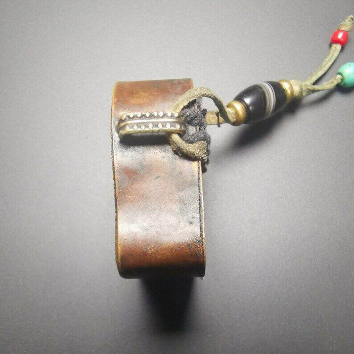 Gau Ghau Shrine, Altar Amulet Pendant - Tibetan Buddhist amulet, detailed view