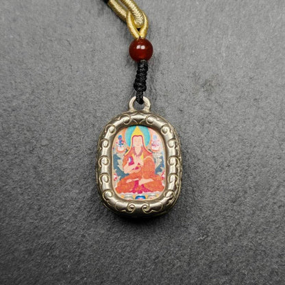 Gau Ghau Shrine, Altar Amulet Pendant - Tibetan Buddhist amulet, view 4