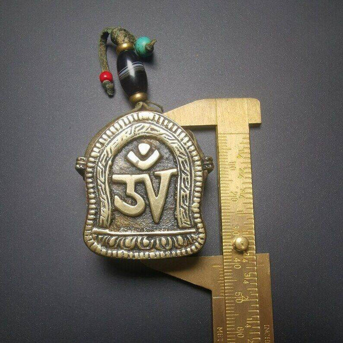 Gau Ghau Shrine, Altar Amulet Pendant - Tibetan Buddhist amulet, view 6