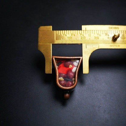 Gau Ghau Shrine, Altar Amulet Pendant - Tibetan Buddhist amulet, view 7