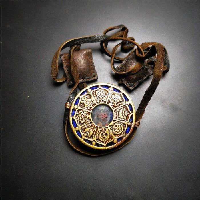 Gau Ghau Shrine, Amulet - Tibetan Buddhist amulet, view 6