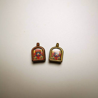 Gau Ghau Shrine,Drashi Lhamo,Zashi Lhamo,Altar Amulet Pendant - Tibetan Buddhist amulet, view 4