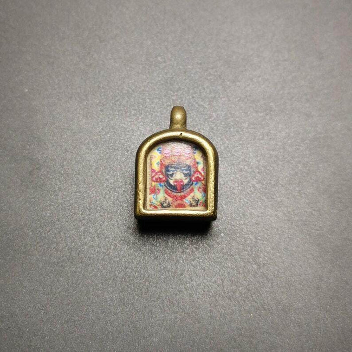 Gau Ghau Shrine,Drashi Lhamo,Zashi Lhamo,Altar Amulet Pendant - Tibetan Buddhist amulet, view 6