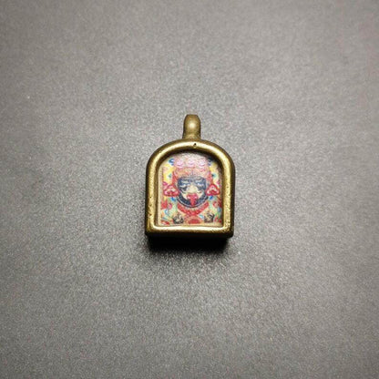 Gau Ghau Shrine,Drashi Lhamo,Zashi Lhamo,Altar Amulet Pendant - Tibetan Buddhist amulet, view 6
