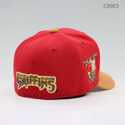 GRAND RAPIDS GRIFFINS AHL HOUSE GRYFFINDOR INSPIRED NEW ERA FITTED CAP