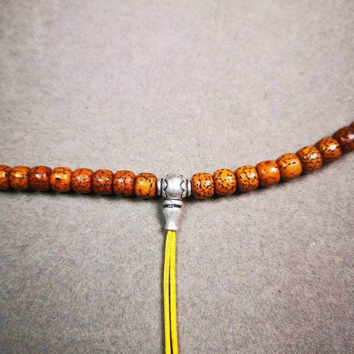 Guru Bead, T-drilled 3-Hole Bead - Tibetan Buddhist art, view 4