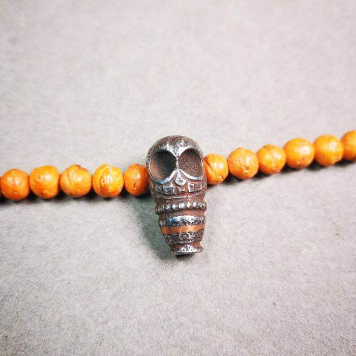 Guru Bead,T-drilled 3-Hole Mala Bead - Tibetan Buddhist mala beads, view 4