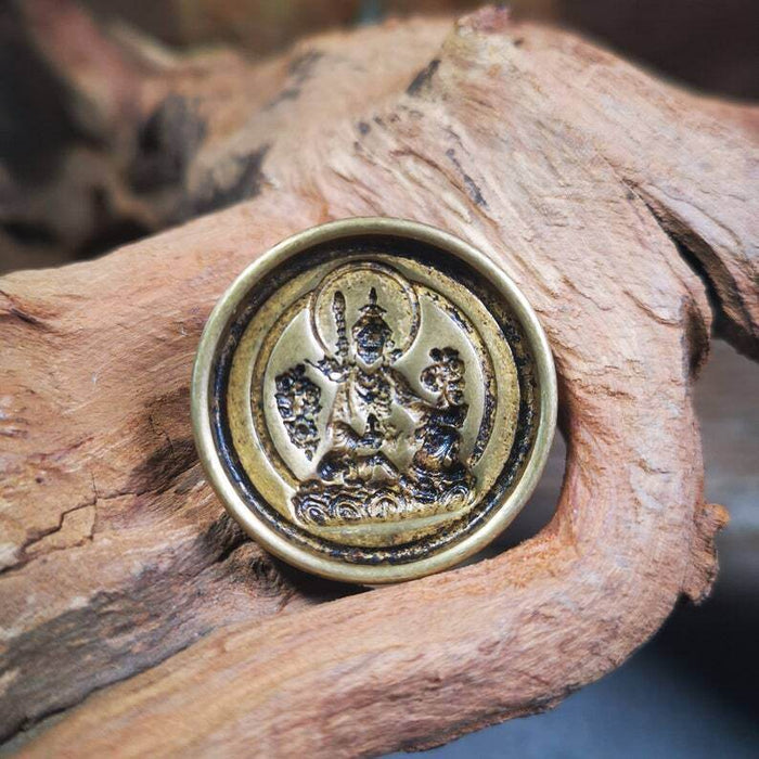 Guru Rinpoche,Padmasambhava Tsa Tsa Mold - Tibetan tsa tsa mold, front view