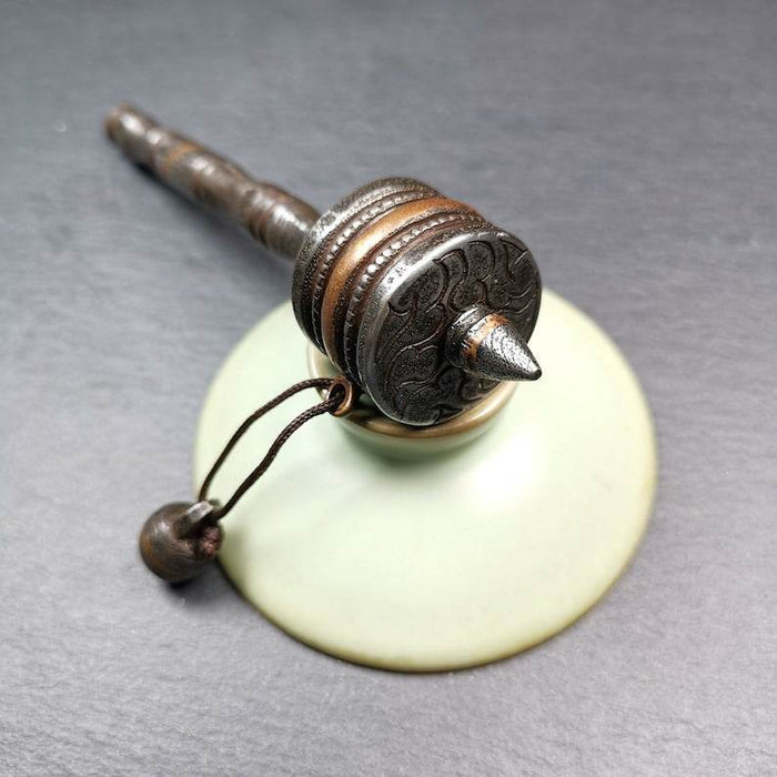 Handheld Prayer Wheel,Mani Wheel - Tibetan Buddhist art, view 6