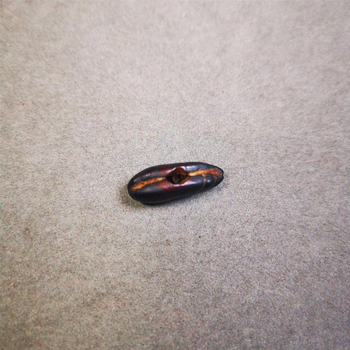 Highland Barley Seed Amulet 0.8" - Tibetan Buddhist amulet, view 6
