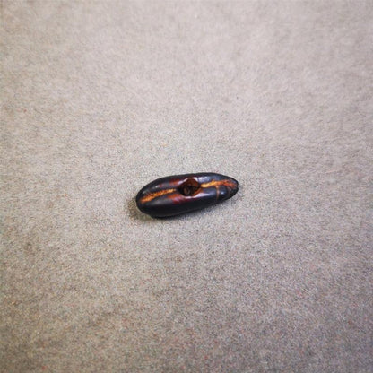 Highland Barley Seed Amulet 0.8" - Tibetan Buddhist amulet, view 6