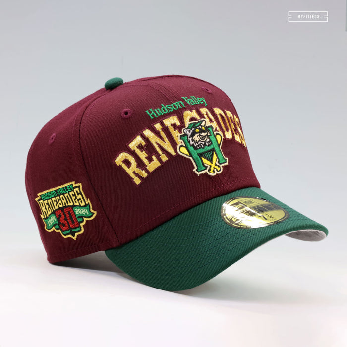 HUDSON VALLEY RENEGADES 30TH ANNIVERSARY RETRO TEAM COLOR NEW ERA FITTED CAP
